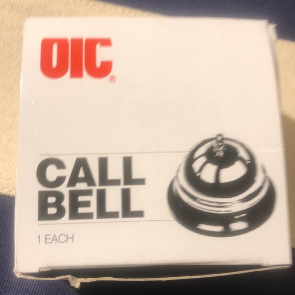 Sliver Metal Desk Service Ringing Bell - Picture 2 of 10